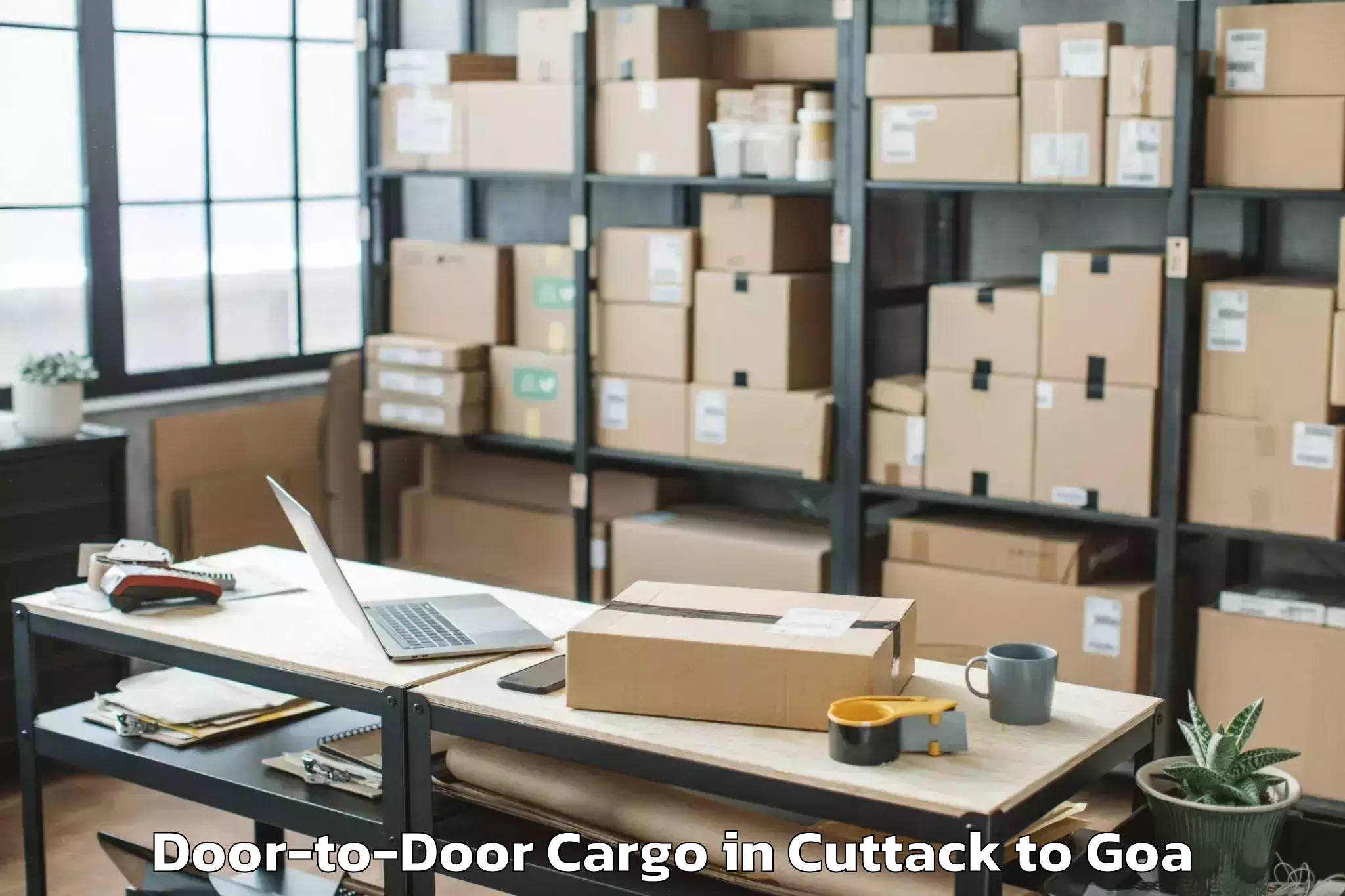 Book Cuttack to Dicholi Door To Door Cargo Online